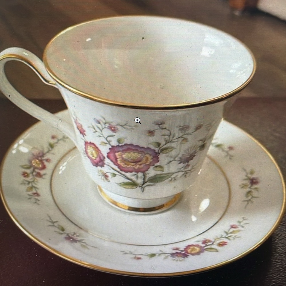 VTG Noritake Asian Song Cup & Saucer Set